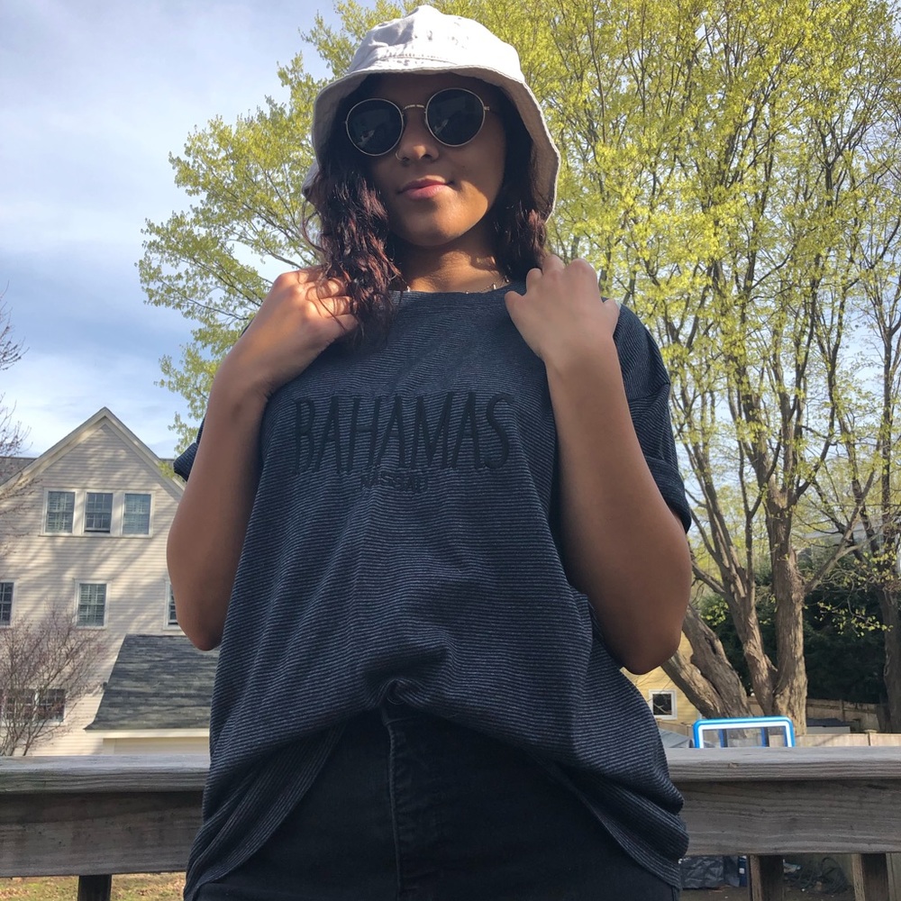 Vintage Bahamas striped t-shirt